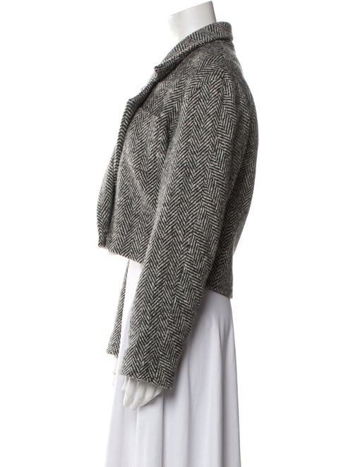 Alix of Bohemia Wool Tweed Pattern Blazer