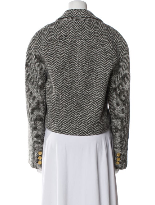 Alix of Bohemia Wool Tweed Pattern Blazer