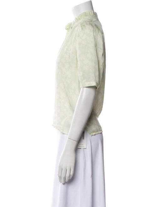 Alix of Bohemia Mock Neck Short Sleeve Crop Top