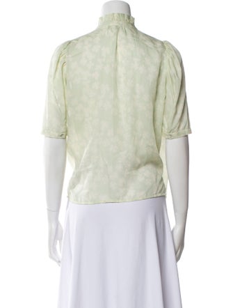 Alix of Bohemia Mock Neck Short Sleeve Crop Top