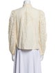Alix of Bohemia Lace Pattern Mock Neck Blouse