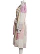 Alix of Bohemia Colorblock Pattern Trench Coat
