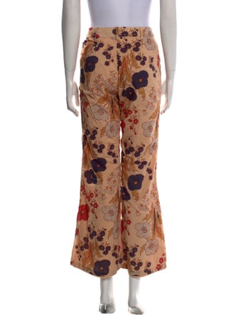 Alix of Bohemia Floral Print Wide Leg Pants