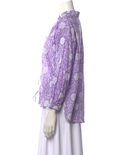 Alix of Bohemia Printed V-Neck Blouse