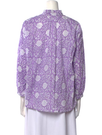 Alix of Bohemia Printed V-Neck Blouse