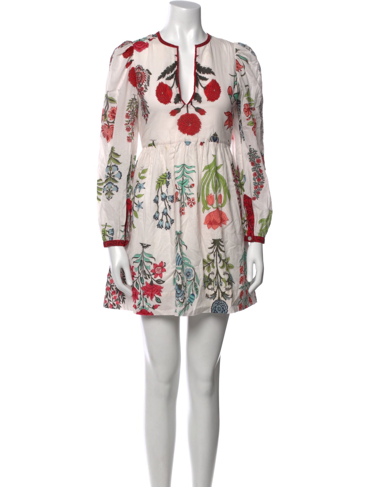 Alix of Bohemia Floral Print Mini Dress