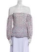 Alix of Bohemia Printed Off-The-Shoulder Blouse