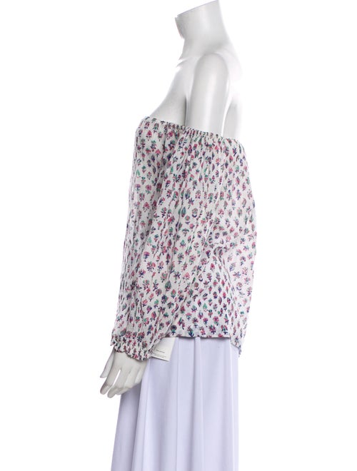 Alix of Bohemia Printed Off-The-Shoulder Blouse
