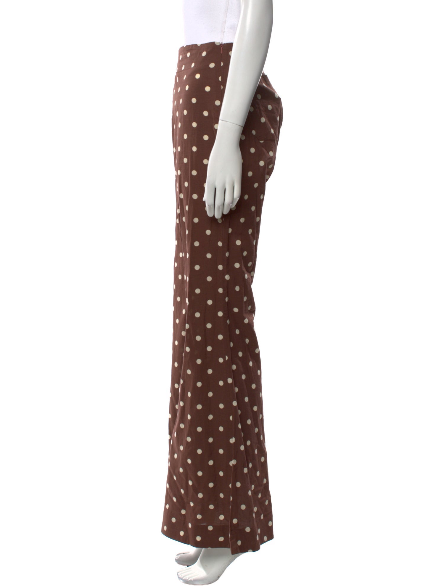 Alix of Bohemia Polka Dot Print Wide Leg Pants