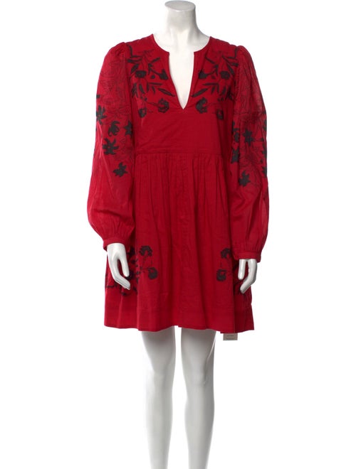 Alix of Bohemia Floral Print Mini Dress