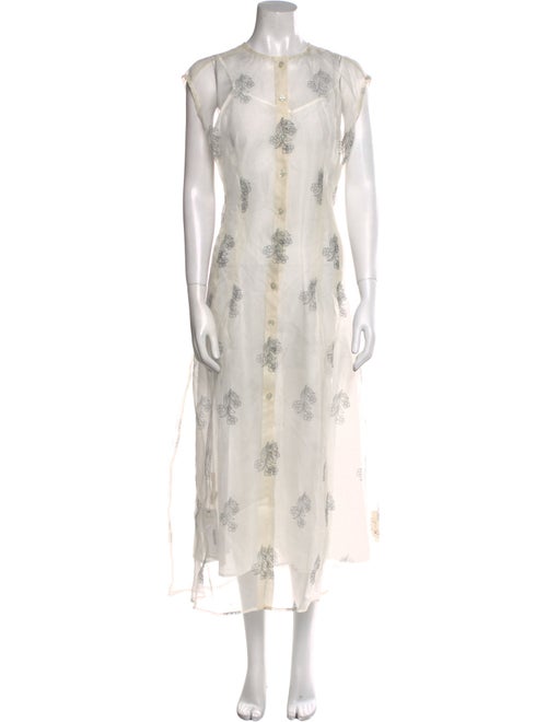 Alix of Bohemia Floral Print Long Dress