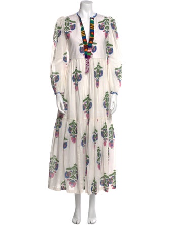 Alix of Bohemia Floral Print Long Dress