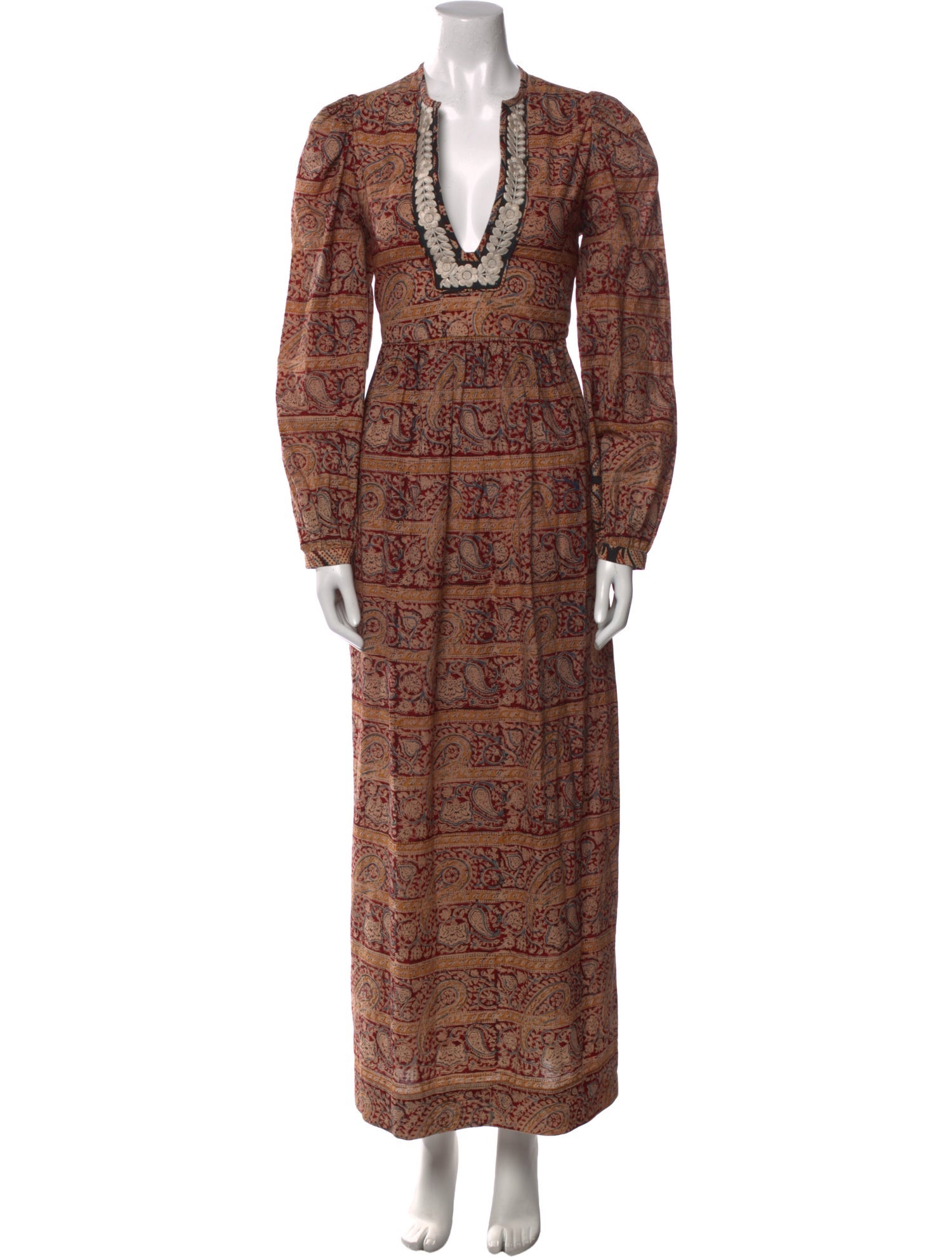 Alix of Bohemia Paisley Print Long Dress