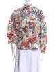 Alix of Bohemia Floral Print Mock Neck Blouse