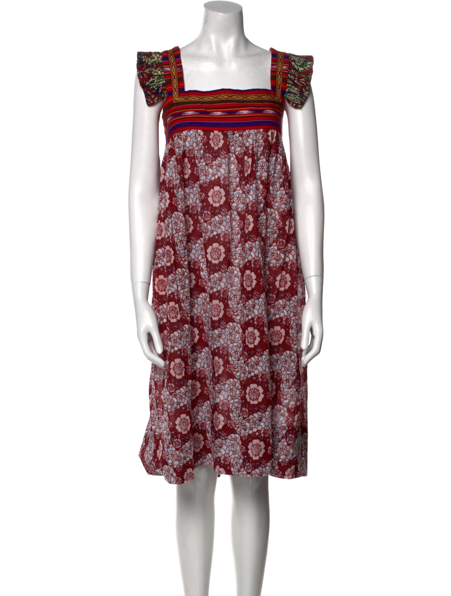 Alix of Bohemia Printed Knee-Length Dress