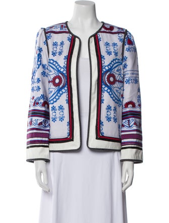 Alix of Bohemia Printed Evening Jacket