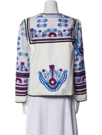 Alix of Bohemia Printed Evening Jacket