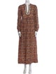 Alix of Bohemia Paisley Print Long Dress