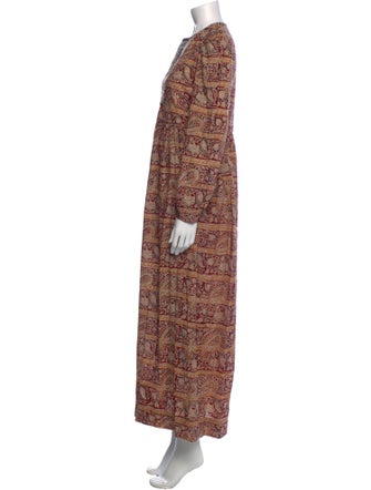 Alix of Bohemia Paisley Print Long Dress
