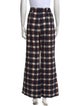 Alix of Bohemia Plaid Print Wide Leg Pants