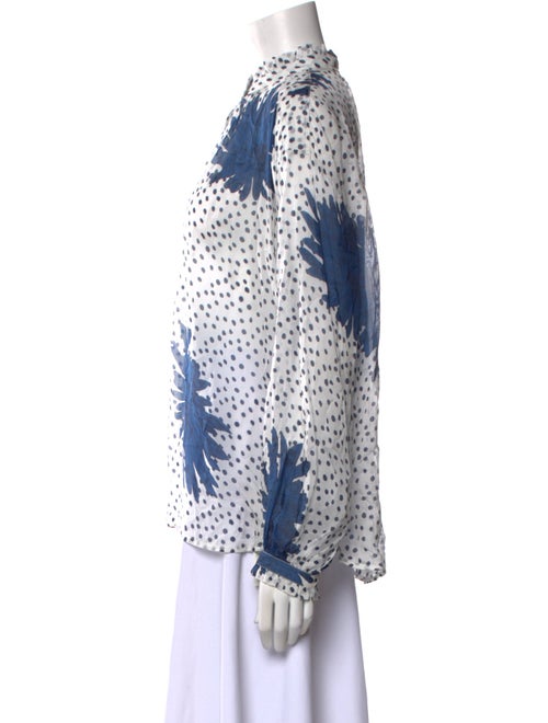 Alix of Bohemia Printed Mock Neck Blouse