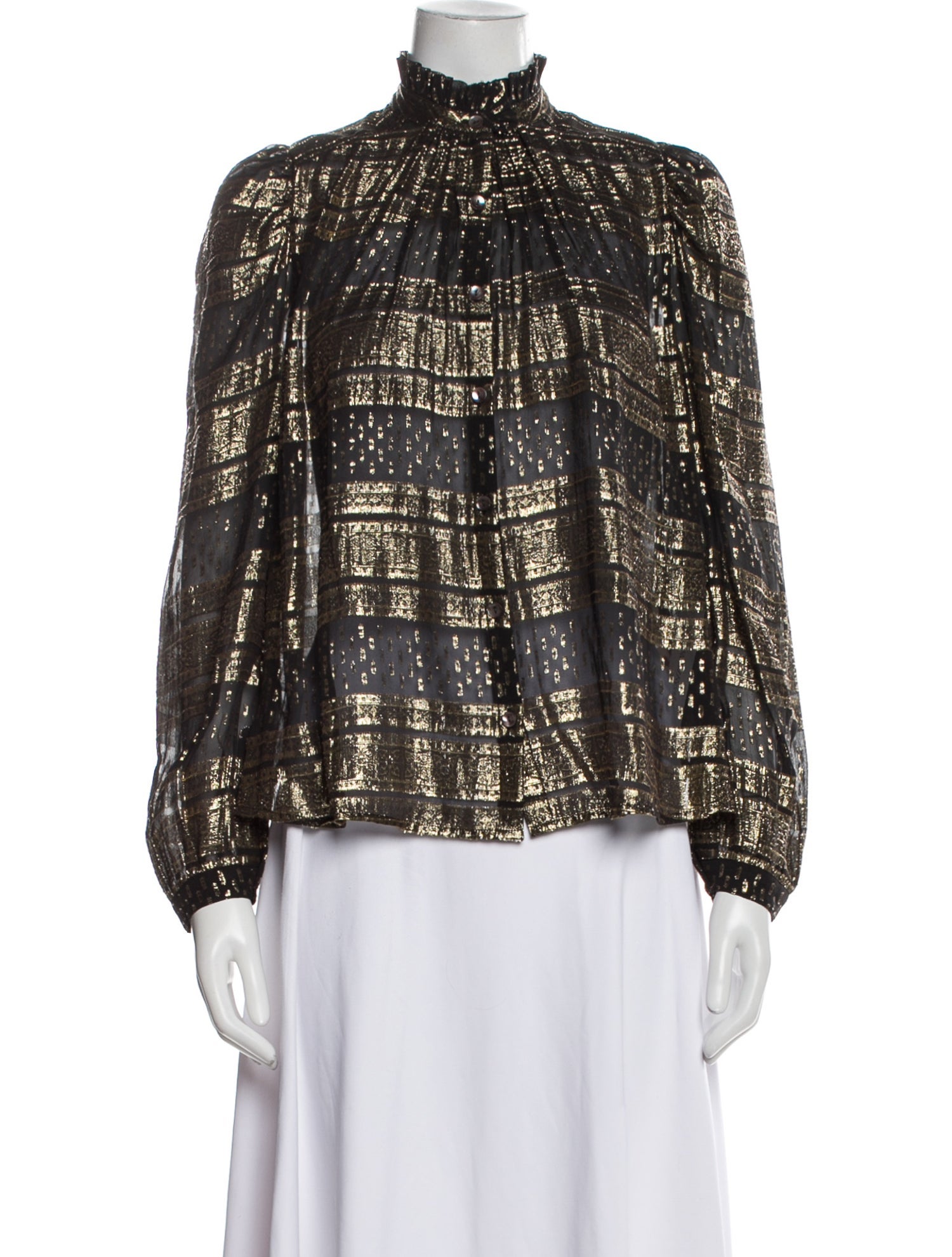 Alix of Bohemia Silk Printed Blouse