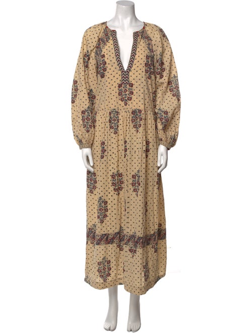 Alix of Bohemia Printed Long Dress