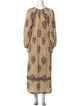 Alix of Bohemia Printed Long Dress