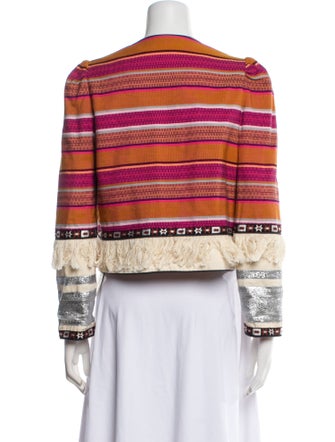 Alix of Bohemia Striped Evening Jacket