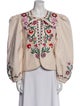 Alix of Bohemia Linen Floral Print Jacket