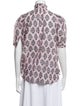 Alix of Bohemia Floral Print Mock Neck Blouse