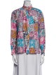 Alix of Bohemia Printed Mock Neck Blouse