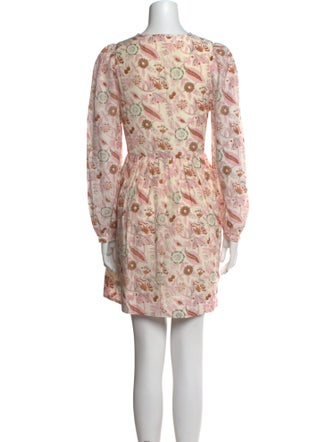 Alix of Bohemia Floral Print Mini Dress