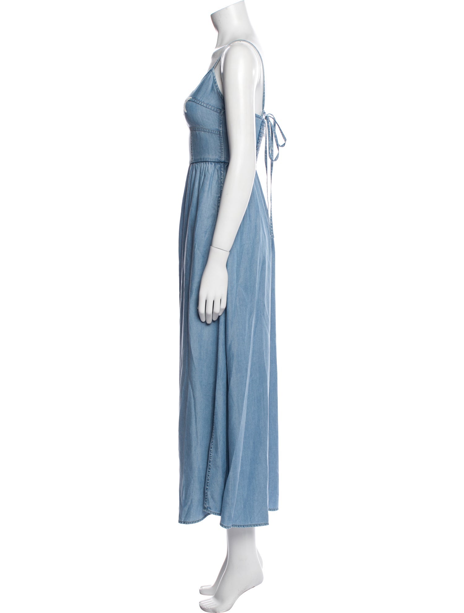 Alix of Bohemia Square Neckline Long Dress