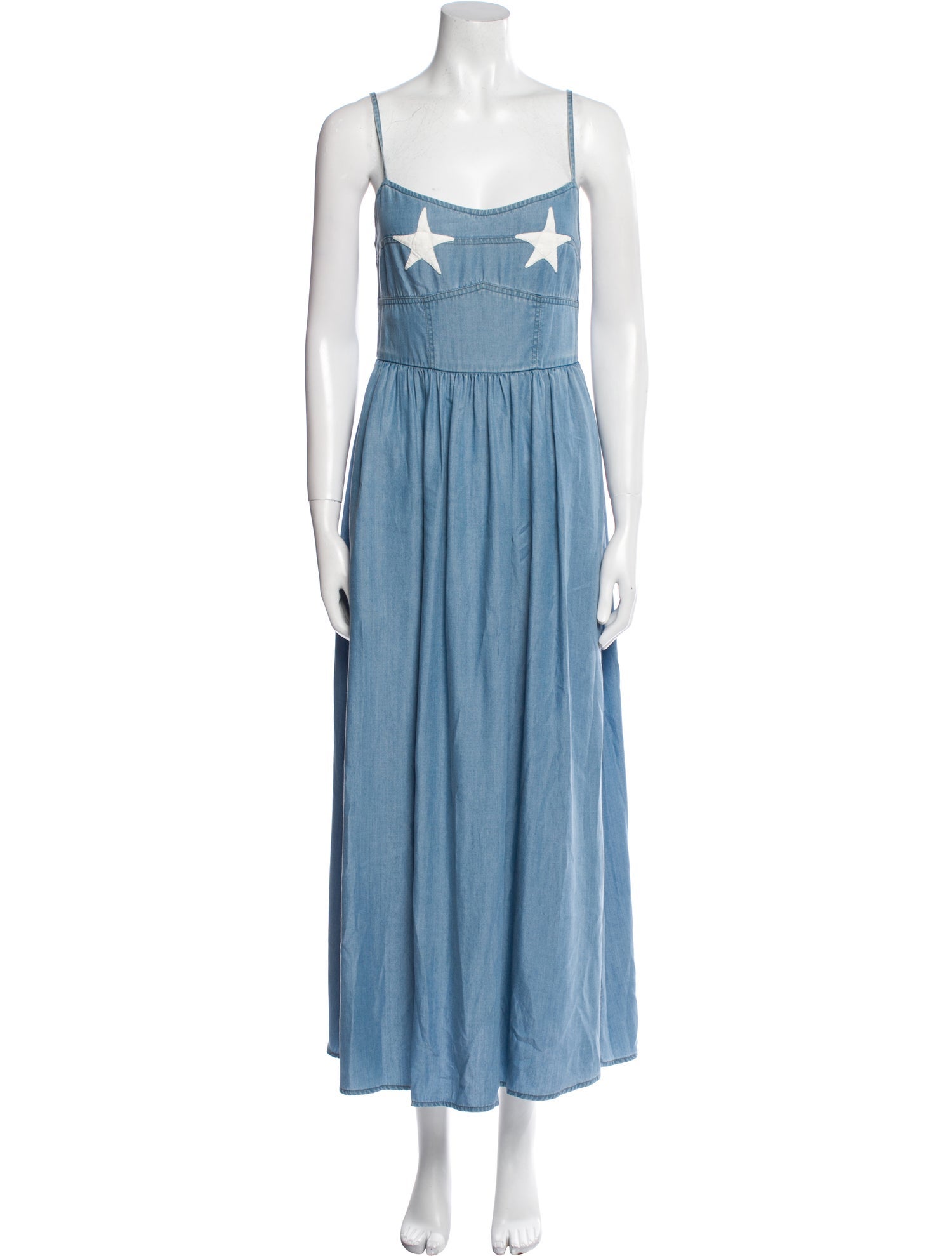 Alix of Bohemia Square Neckline Long Dress