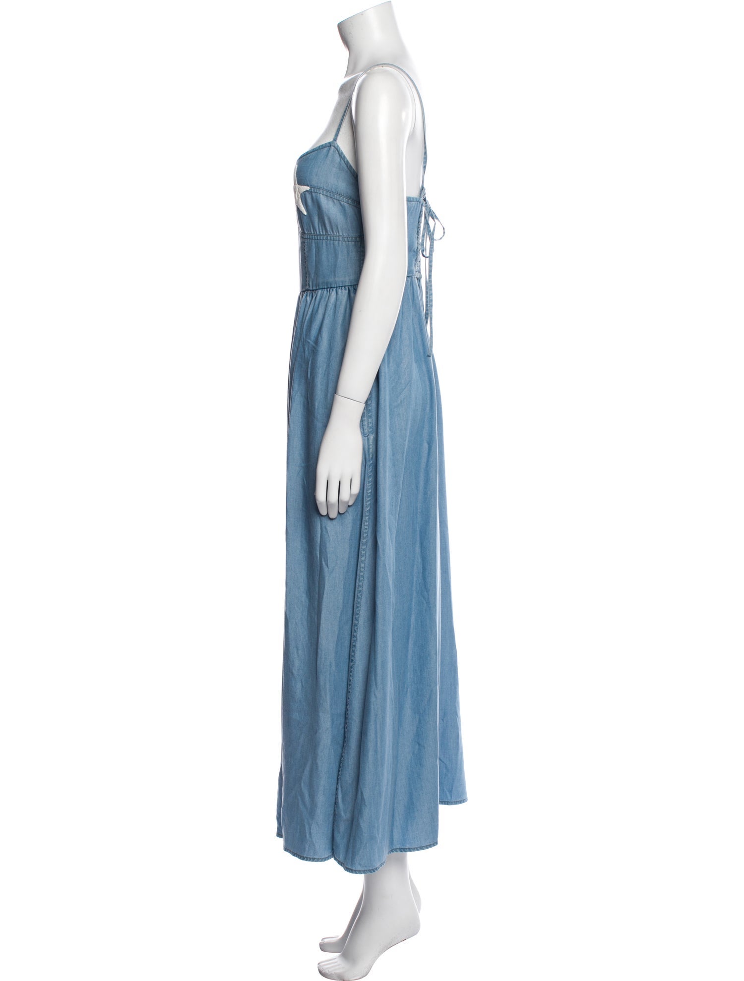 Alix of Bohemia Square Neckline Long Dress