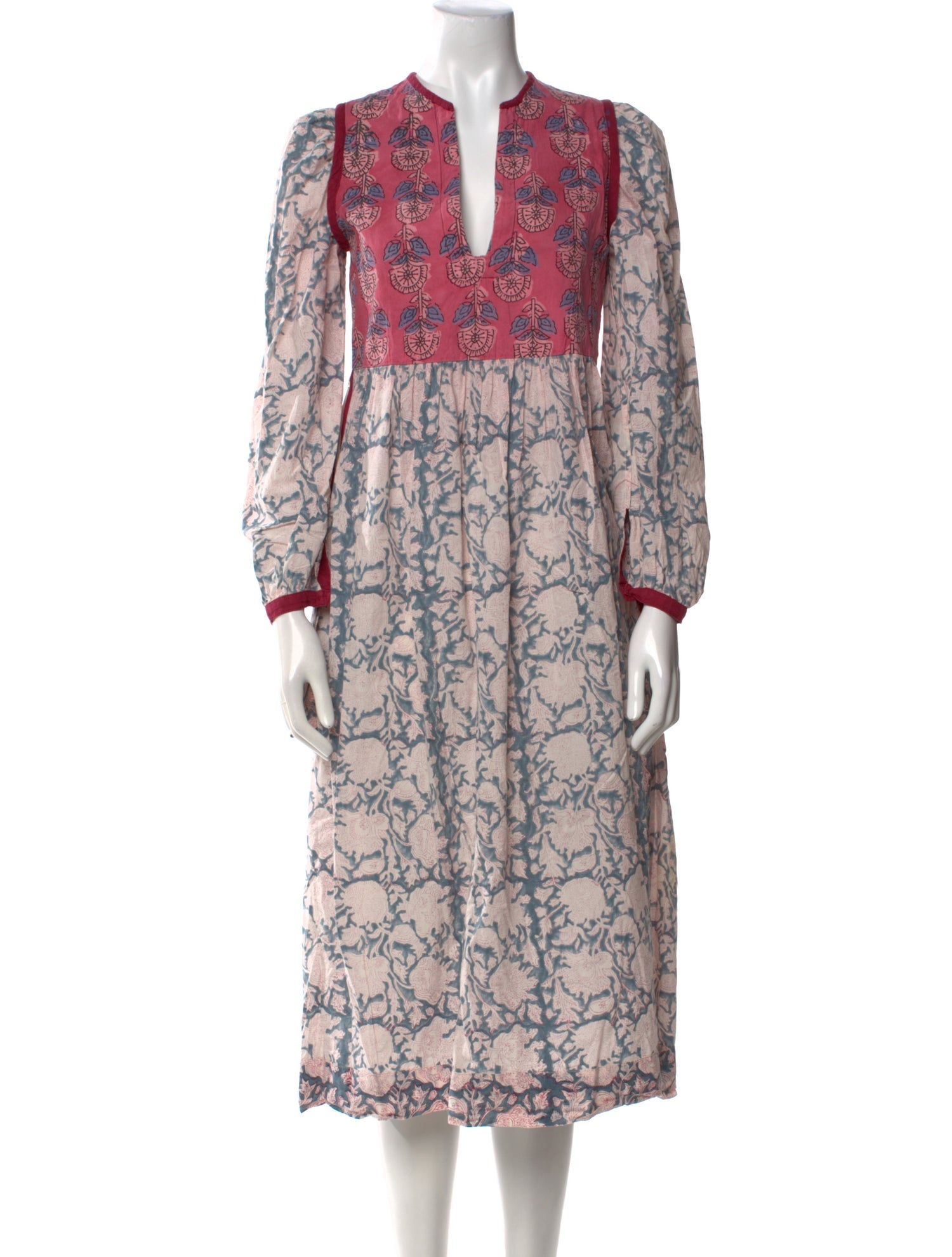 Alix of Bohemia Printed Midi Length Dress