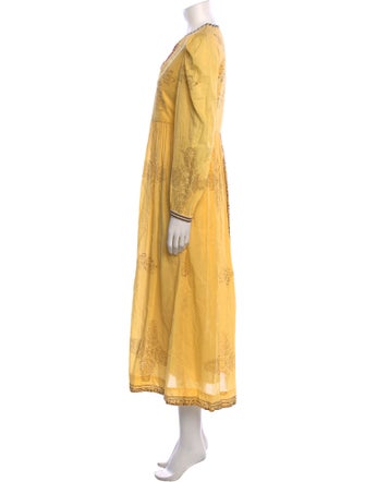 Alix of Bohemia Graphic Print Long Dress