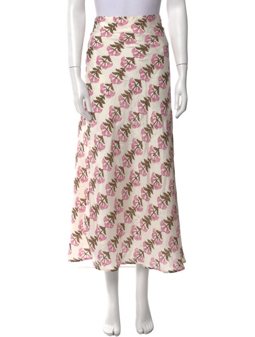 Alix of Bohemia Silk Midi Length Skirt