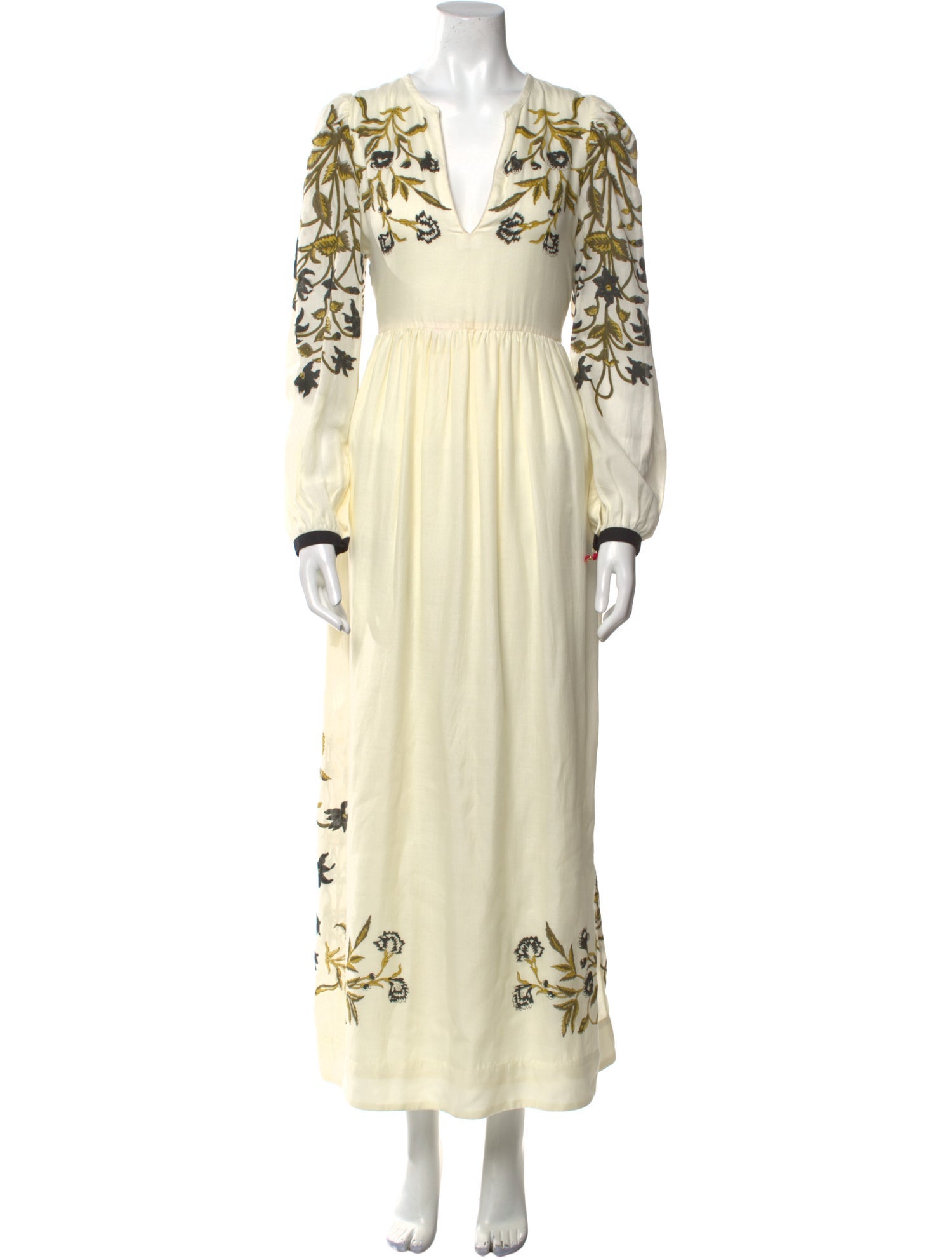 Alix of Bohemia V-Neck Long Dress w/ Tags