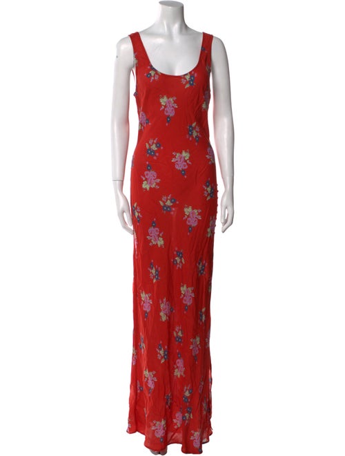 Alix of Bohemia Floral Print Long Dress
