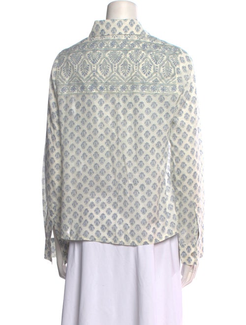 Alix of Bohemia Printed Long Sleeve Button-Up Top