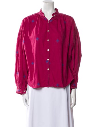 Alix of Bohemia Long Sleeve Button-Up Top