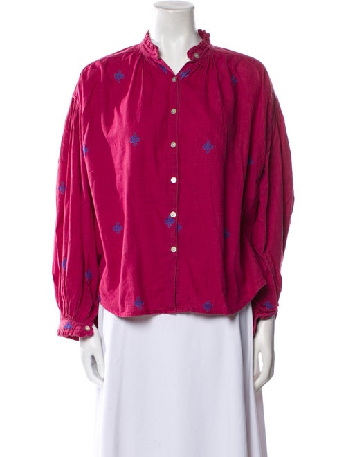 Alix of Bohemia Long Sleeve Button-Up Top