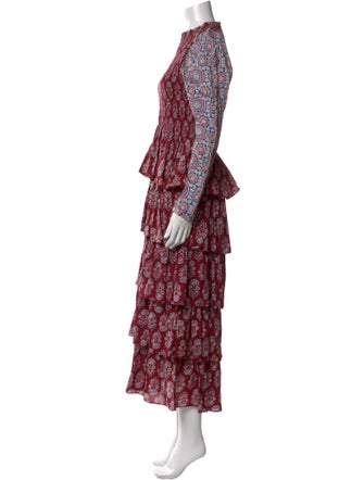 Alix of Bohemia Floral Print Long Dress