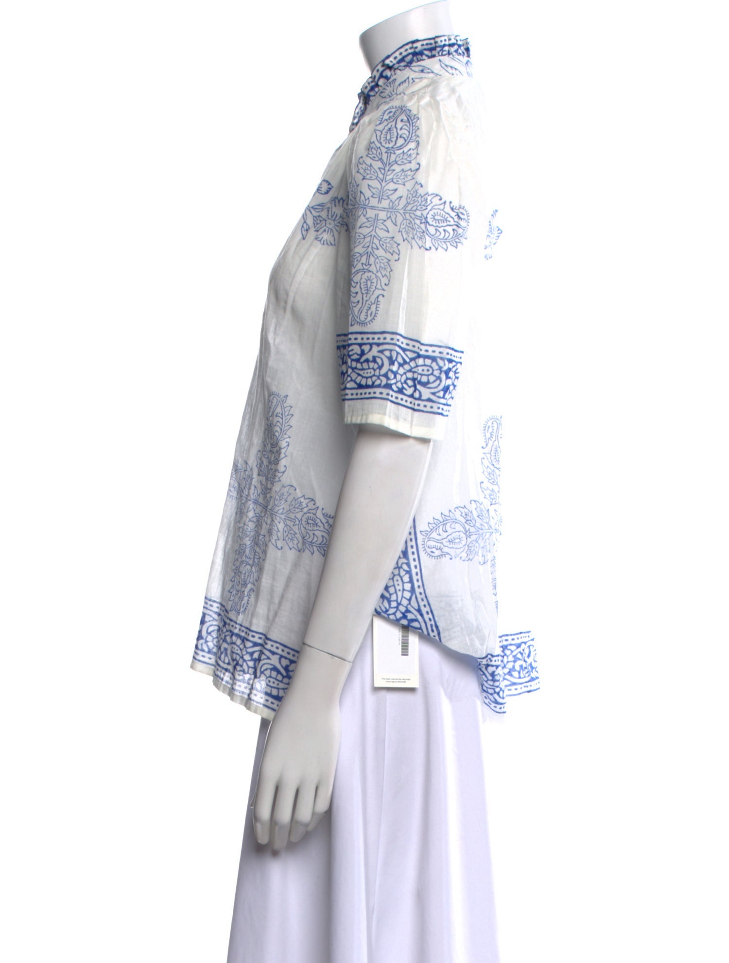 Alix of Bohemia Printed Mock Neck Tunic