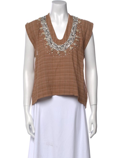 Alix of Bohemia V-Neck Sleeveless Crop Top