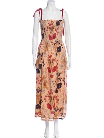 Alix of Bohemia Floral Print Long Dress
