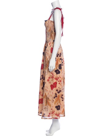 Alix of Bohemia Floral Print Long Dress