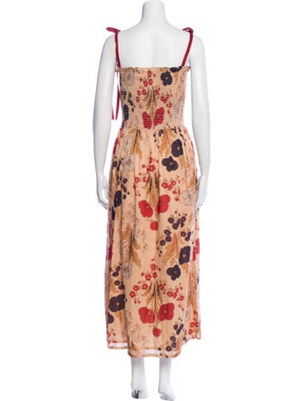 Alix of Bohemia Floral Print Long Dress